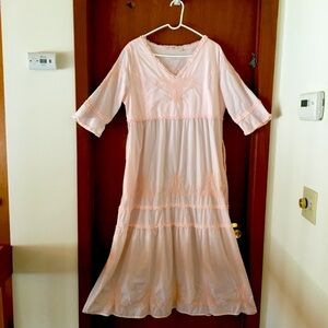 Soft Surroundings Embroidered Dress